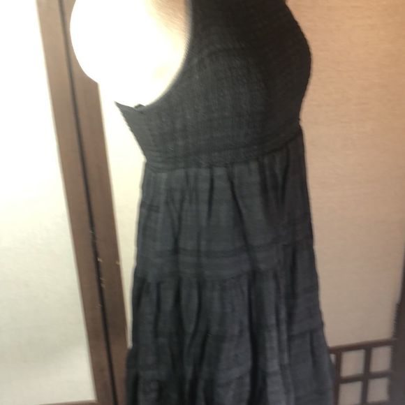 American Eagle Women’s Black halter Neck mini dress size Sm./ Smocked bodice/ - Picture 9 of 12